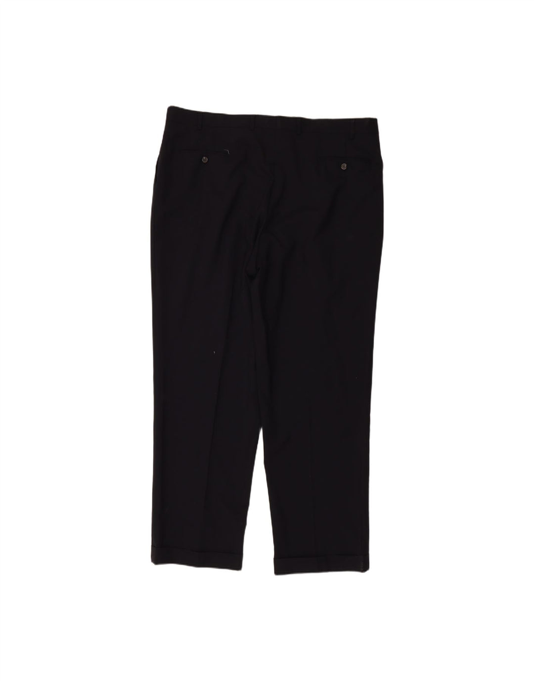 CHAPS Mens Pegged Suit Trousers W42 L31 Navy Blue Wool Vintage Chaps and Second-Hand Chaps from Messina Hembry 