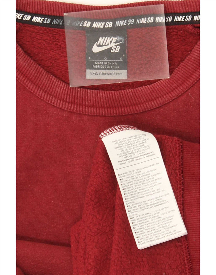 Nike muški džemperi veliki tamnocrveni pamuk