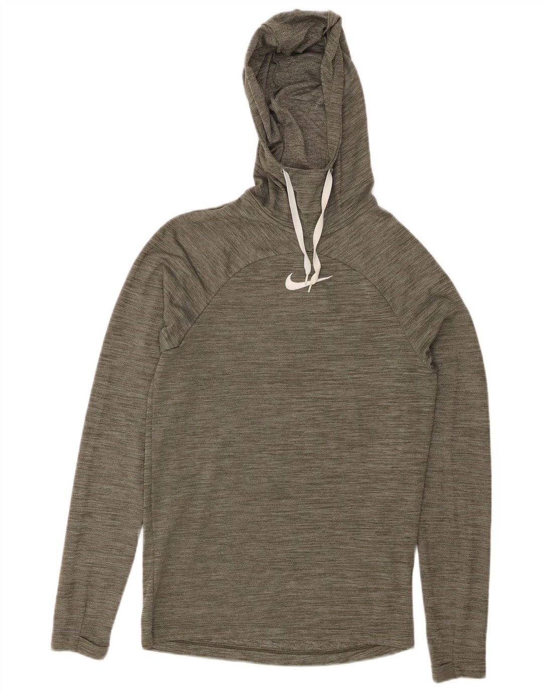 NIKE Ženska majica s kapuljačom Dri Fit UK 6 XS kaki pjegavi poliester