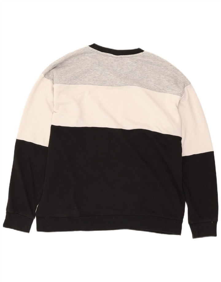 PUMA Ženski džemper s grafičkim motivima UK 14 Veliki crni blok boja