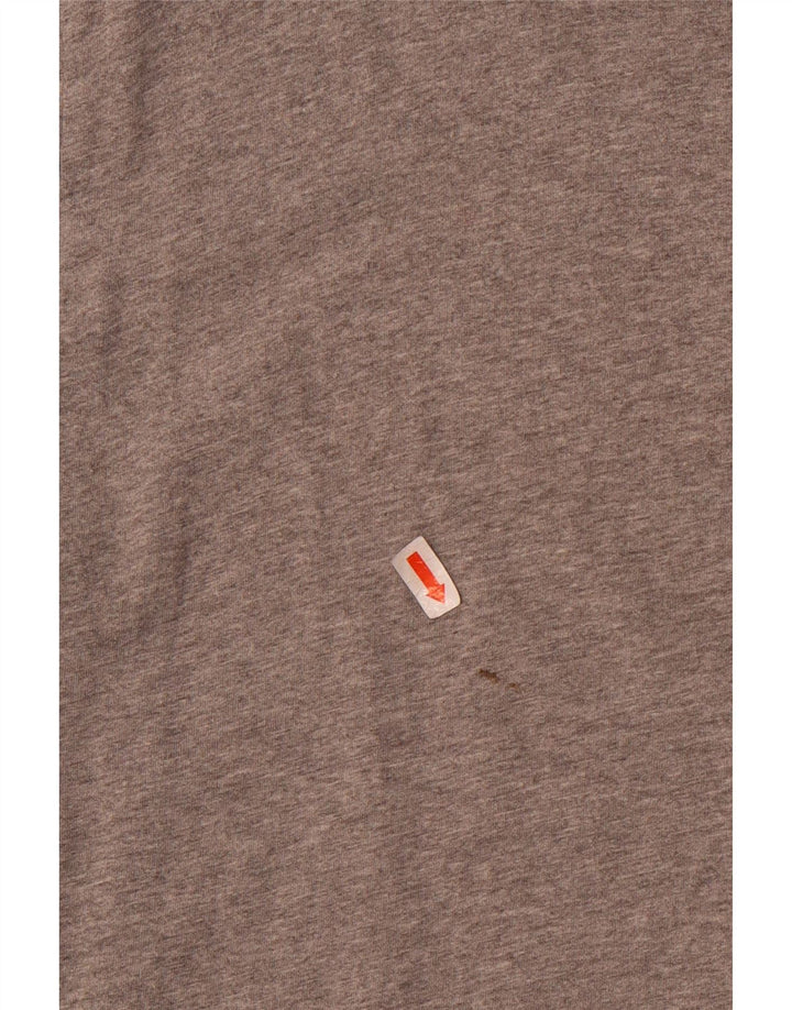 JACK WILLS Womens T-Shirt Top UK 12 Medium Grey Cotton