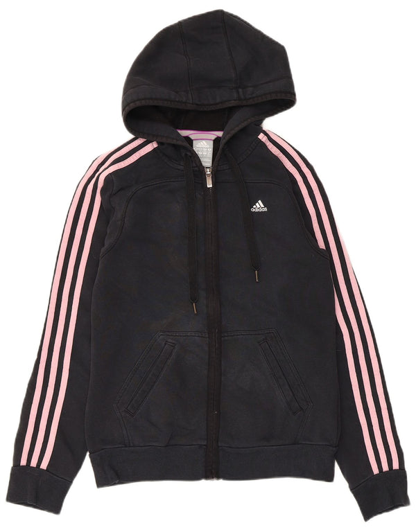 Adidas ženski džemper s kapuljačom Climalite UK 4/6 XS crni