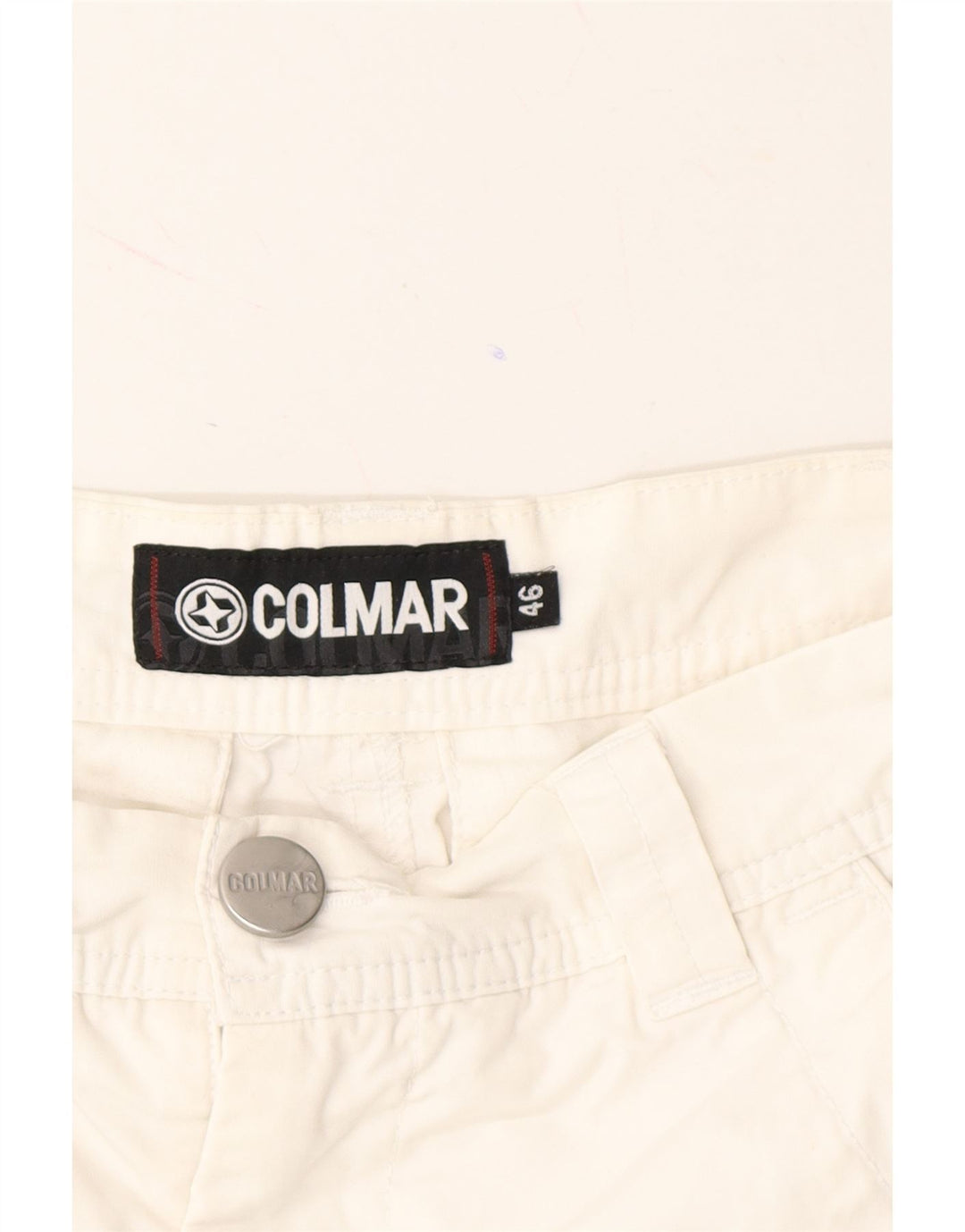 COLMAR Womens Chino Shorts IT 46 Large W32  White Cotton Vintage Colmar and Second-Hand Colmar from Messina Hembry 