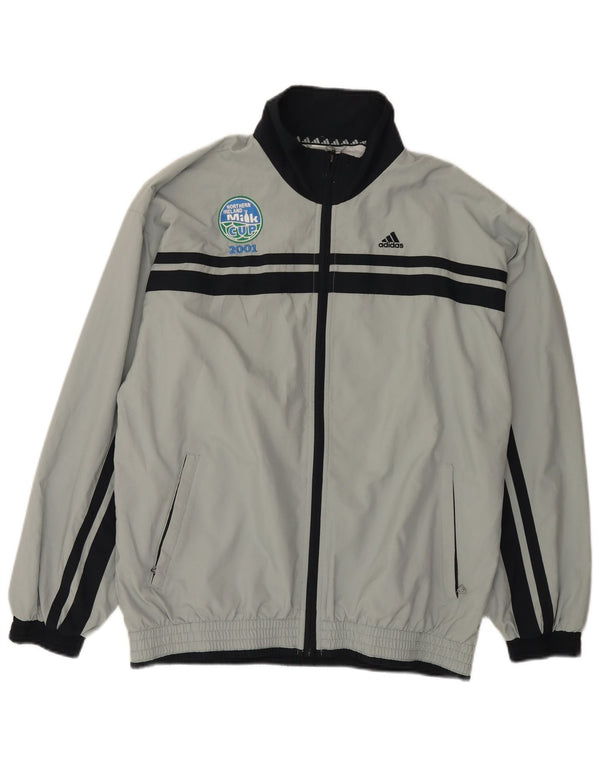 Adidas muška trenirka gornja jakna UK 38/40 srednje siva