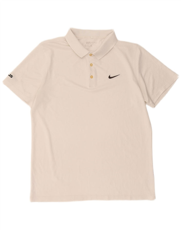 Nike muška Dri Fit polo majica velika bijela poliesterska