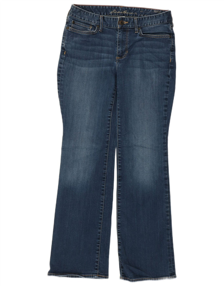 Eddie Bauer Ženske curvy Bootcut traperice US 6 srednje W28 L30 plavi pamuk