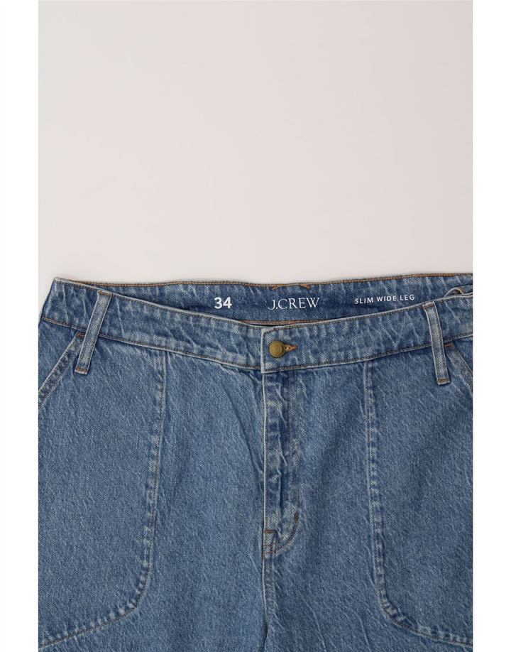J. CREW Mens Slim Wide Leg Jeans W34 L26 Blue Vintage J. Crew and Second-Hand J. Crew from Messina Hembry 