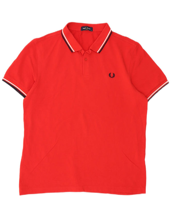 Fred Perry muška polo majica XL crveni pamuk