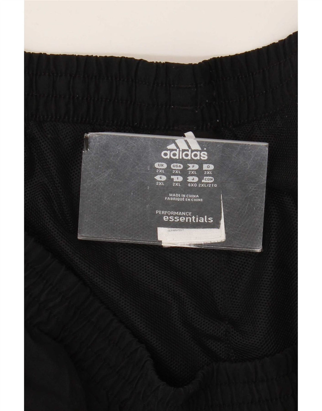 Adidas muške sportske kratke hlače 2XL crni poliester