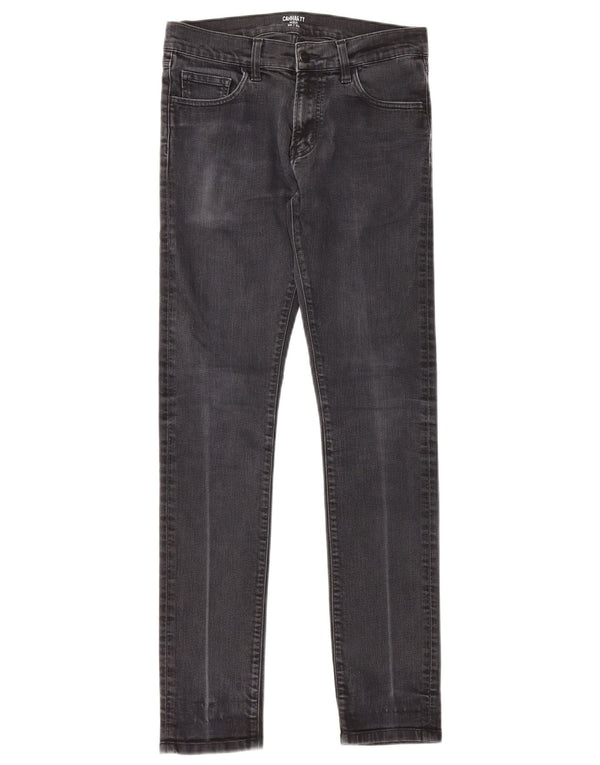 Carhartt Mens Rebel Slim Jeans W30 L32 Sivi pamuk