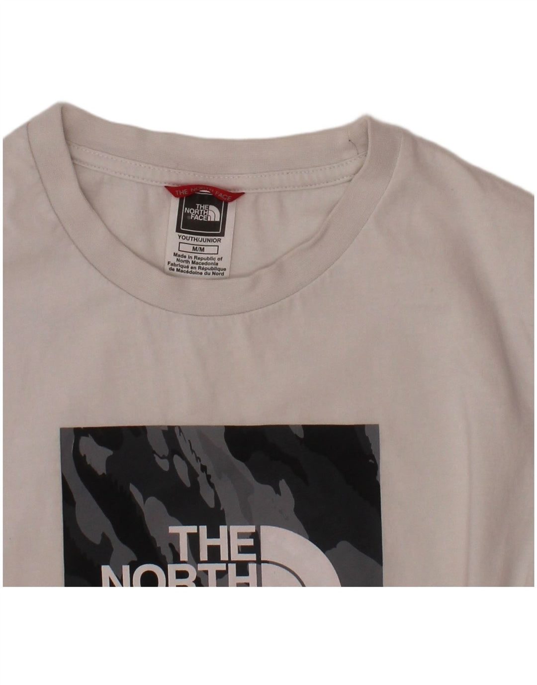 THE NORTH FACE Boys Graphic T-Shirt Top 9-10 Years srednje bijela