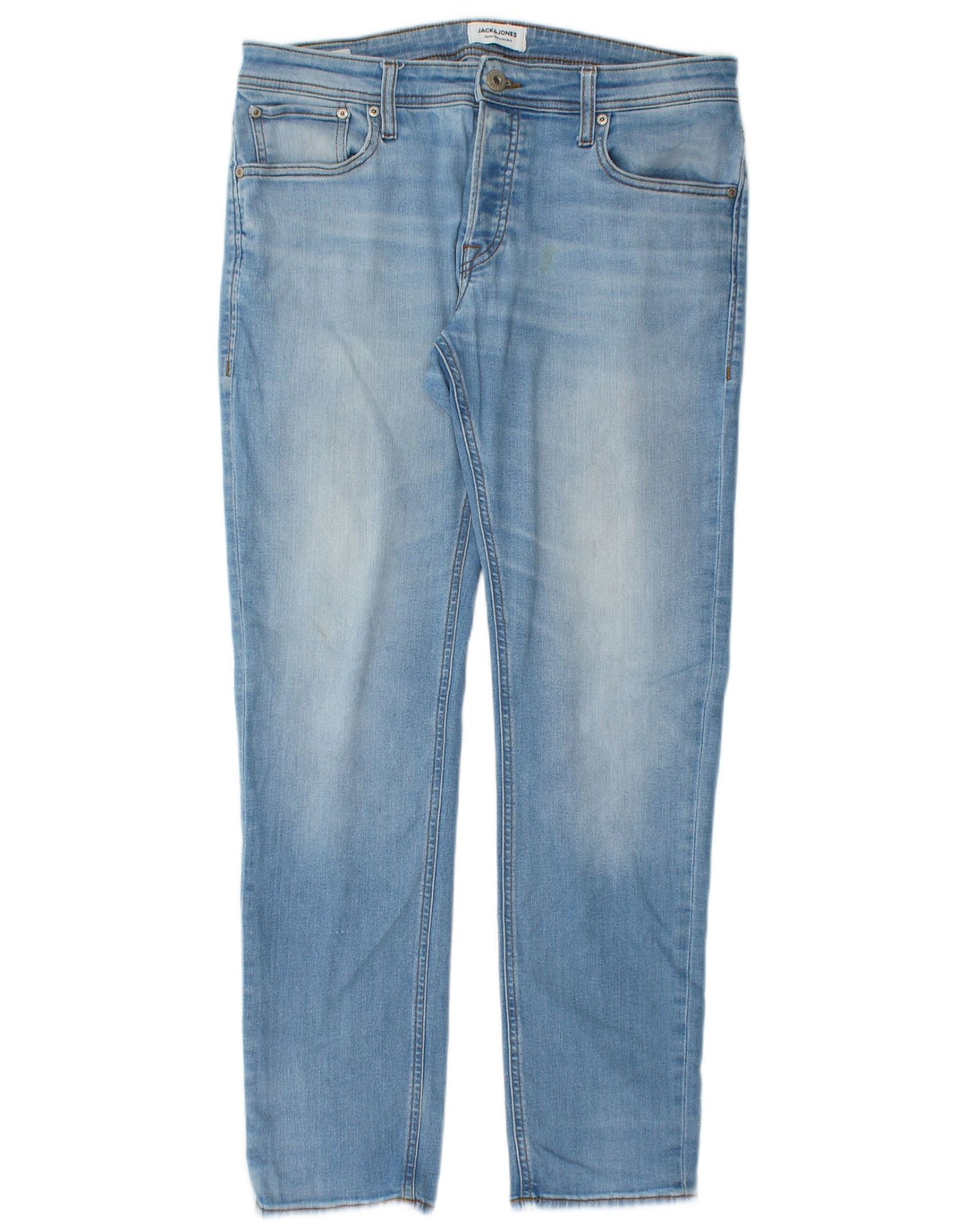 Jack & Jones Muške uske traperice W34 L30 Plavi pamuk