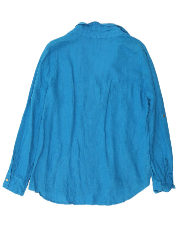 ZARA ženska pulover majica UK 16 Large Blue