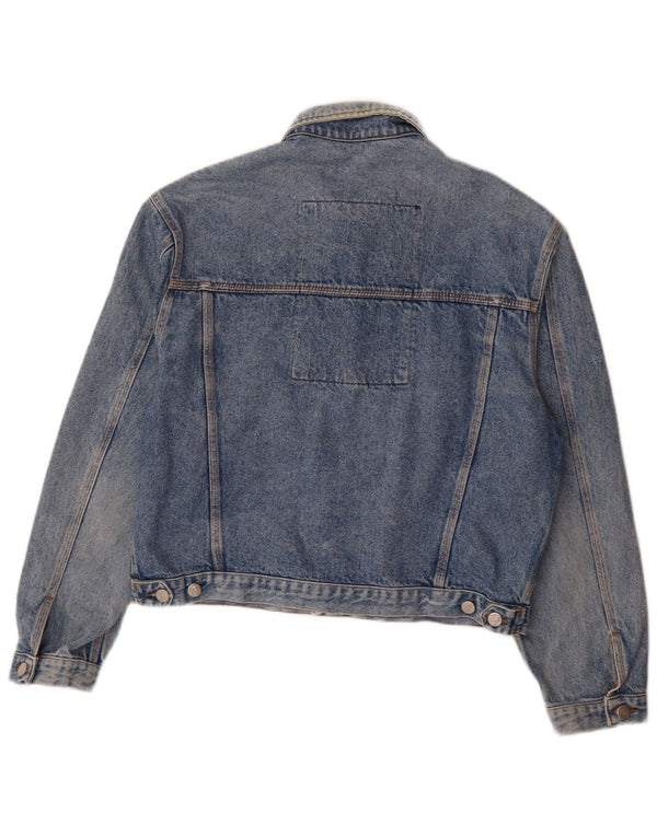 Enrico Coveri muška traper jakna UK 40 Large Blue Cotton