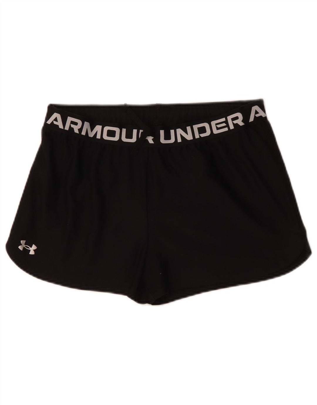 UNDER ARMOUR Kratke sportske hlače za djevojčice 13-14 godina XL, crni poliester