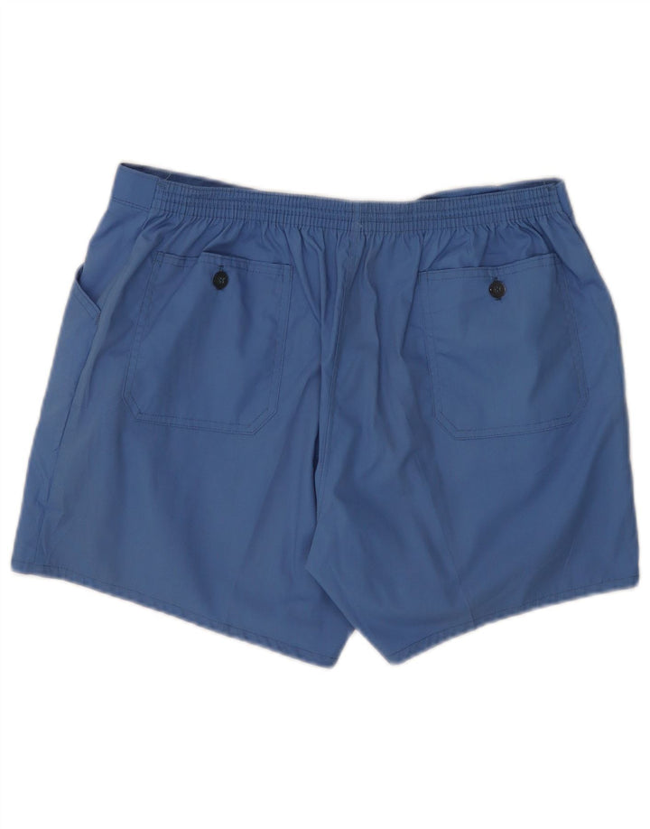 VINTAGE muške chino kratke hlače IT 54 2XL W32 plavi poliester