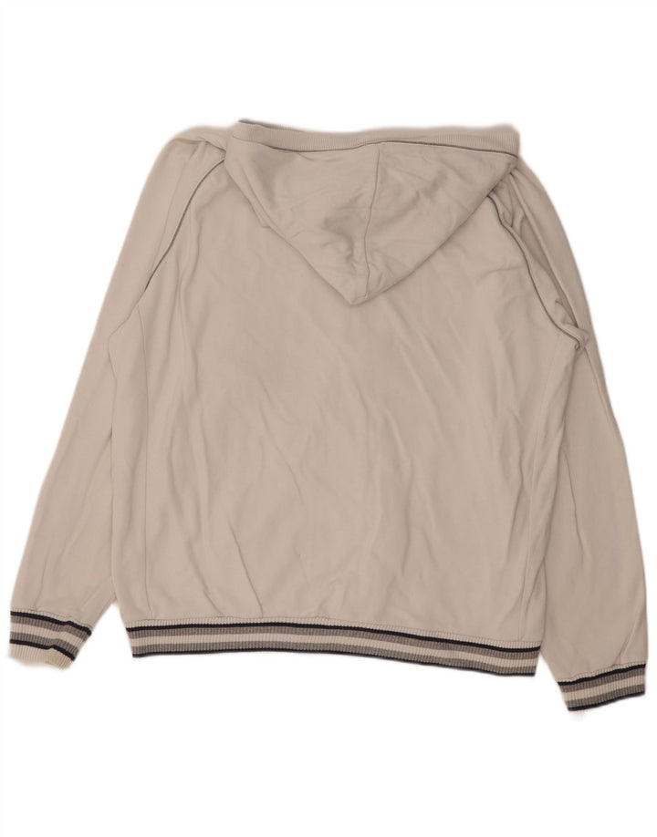 Champion muški pulover s kapuljačom s grafičkim patentnim zatvaračem 2XL bijeli pamuk