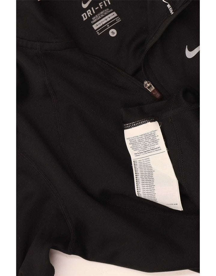 Nike Ženska trenirka Dri Fit Zip Neck Top UK 10 Small Black