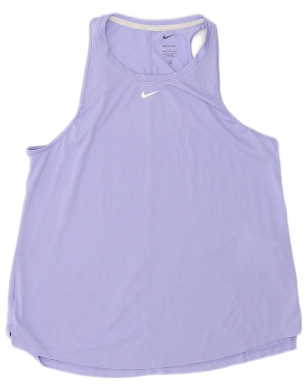 Nike Ženski Dri Fit Vest Top UK 16 Large Purple Poliester Sports