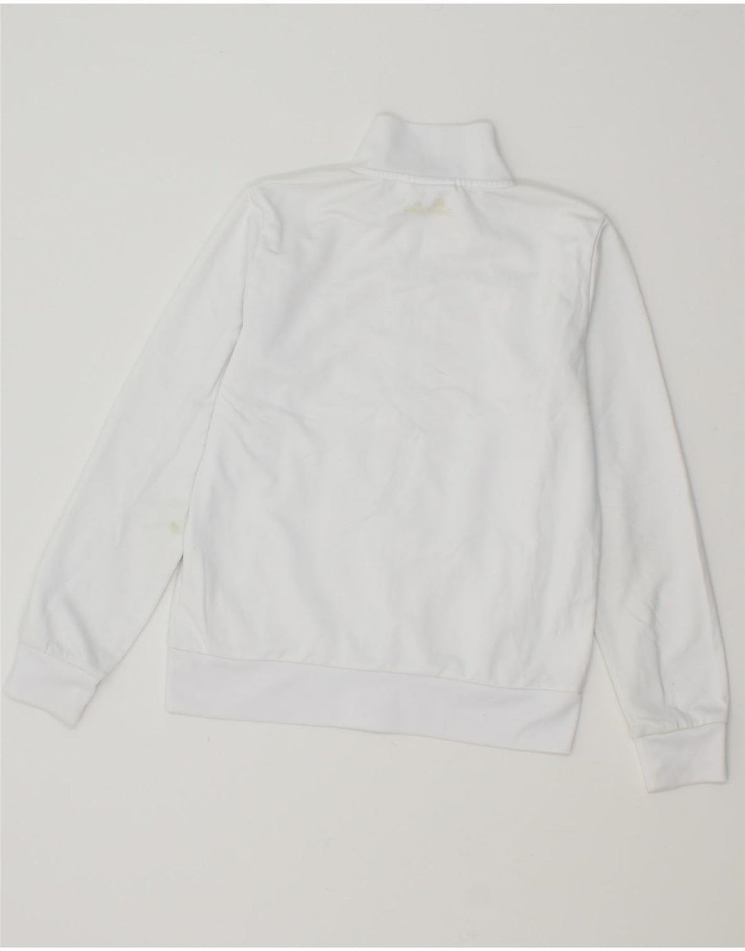 ELLESSE Boys Tracksuit Top Jacket 9-10 Years White Polyester Vintage Ellesse and Second-Hand Ellesse from Messina Hembry 