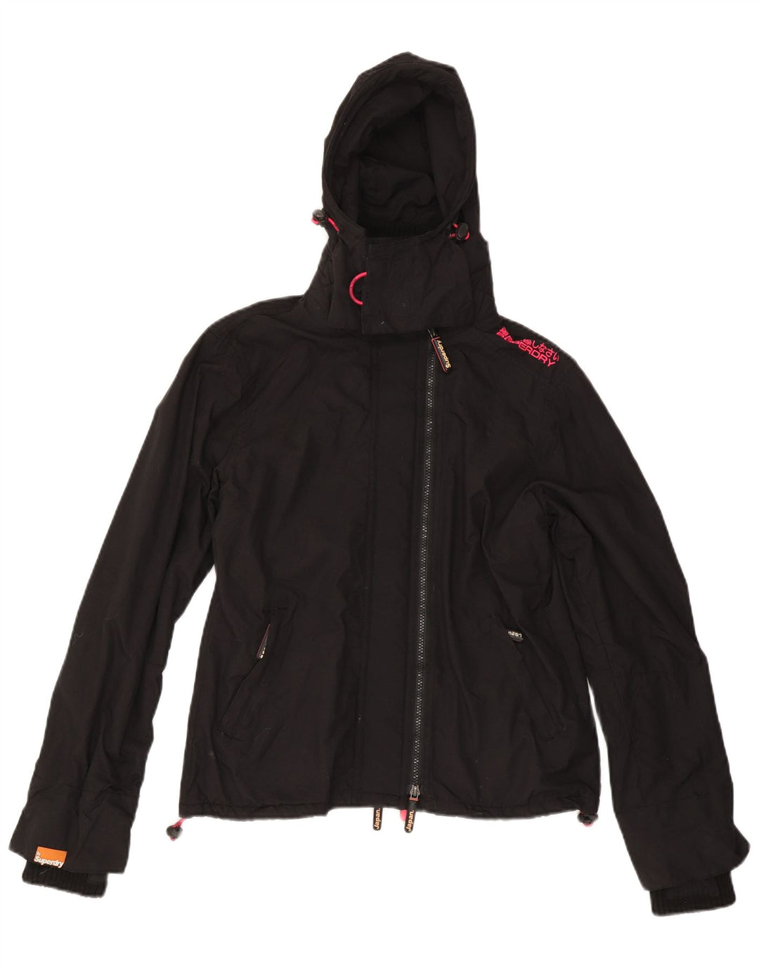 Superdry ženska jakna s vjetrovkom UK 14 srednje crna