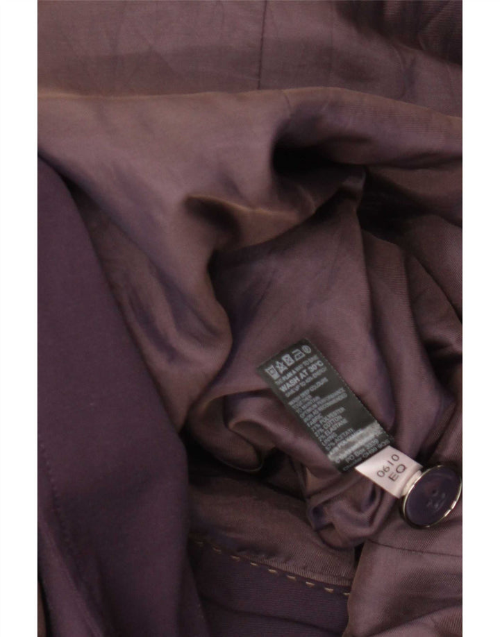 Marks & Spencer ženski trenč kaput s autogramom UK 18 XL ljubičasti poliester