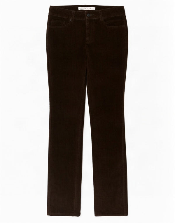 Zara ženske uske ležerne hlače od velura EU 36 XS W26 L33 Kaki