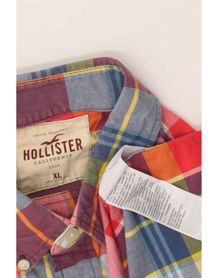 Hollister muška košulja XL šareni karirani pamuk