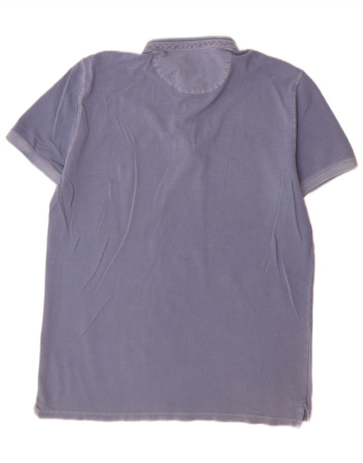 Massimo Dutti muška ležerna polo majica velike plave boje