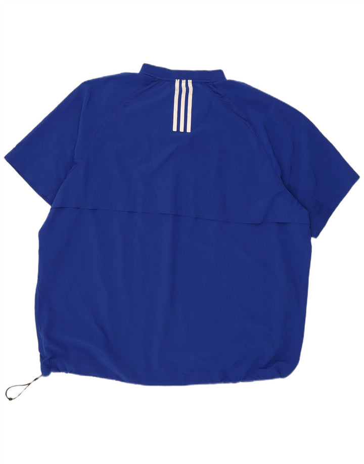 Adidas muška pulover trenirka kratkih rukava 3XL plavi poliester