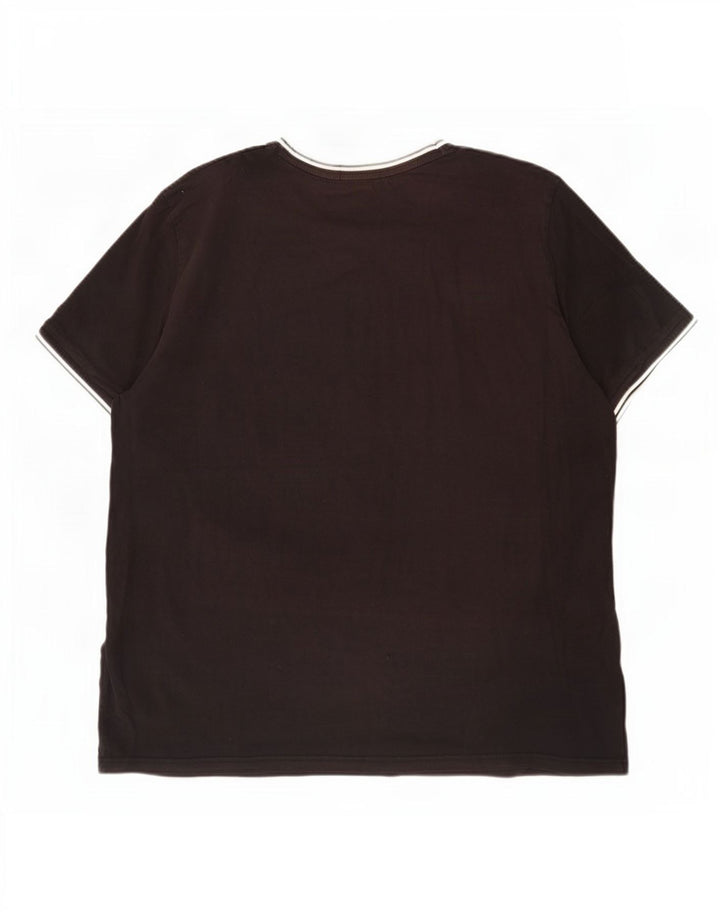Fred Perry muška majica kratkih rukava 2XL crni pamuk
