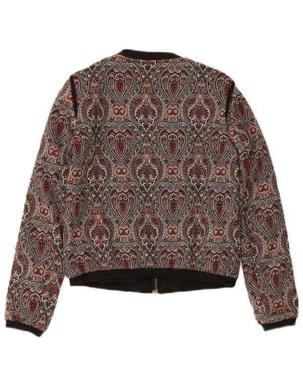 Zara ženska bomber jakna UK 10 Mali raznobojni paisley