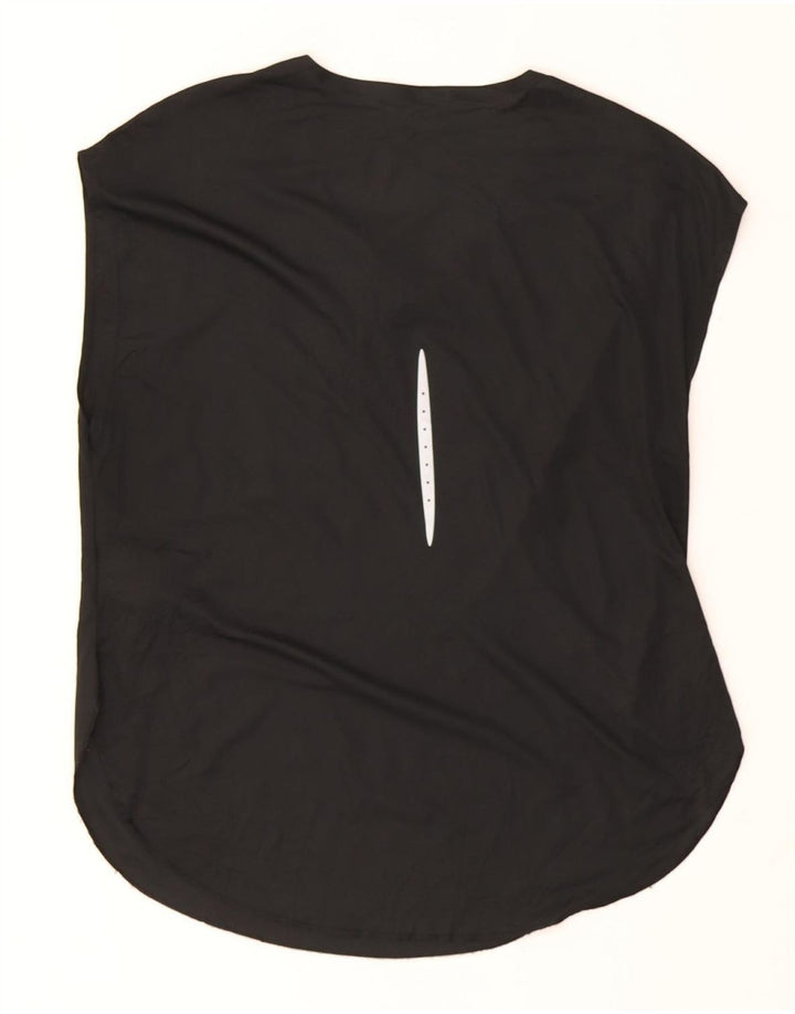 Nike Ženska majica kratkih rukava Dri Fit UK 16 Veliki crni poliester