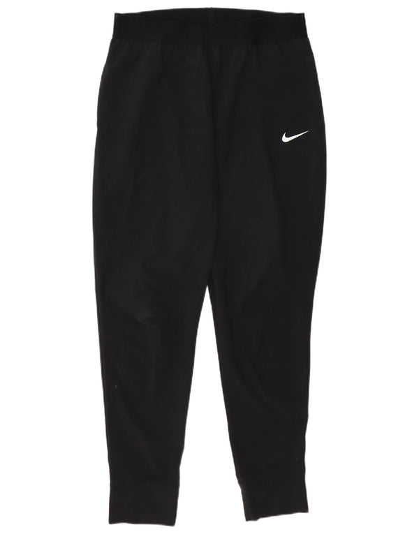 Nike Ženske Dri Fit Trenirke Hlače Joggers UK 14 srednje crne