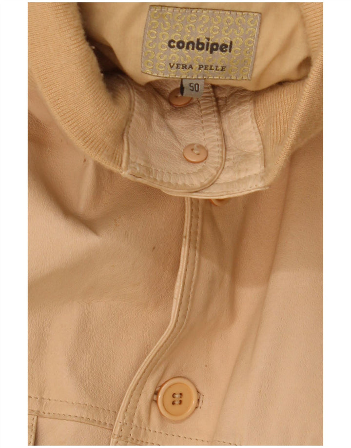 Conbipel muška kožna jakna IT 50 Large Beige Leather