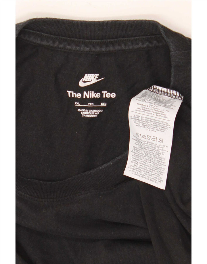 Nike muška majica kratkih rukava 2XL crni pamuk
