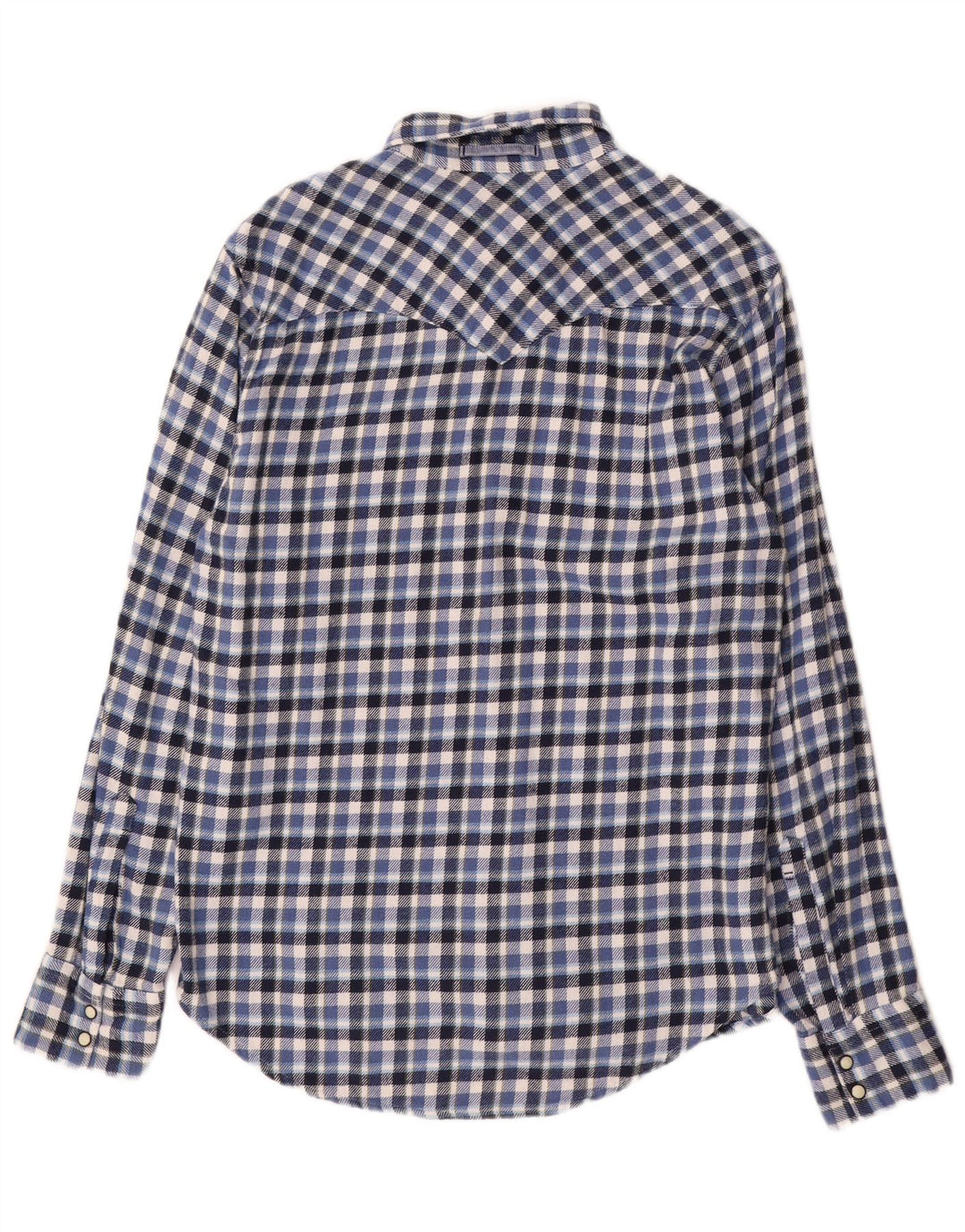 Levi's muška uska flanelska košulja srednje plave boje, pamuk