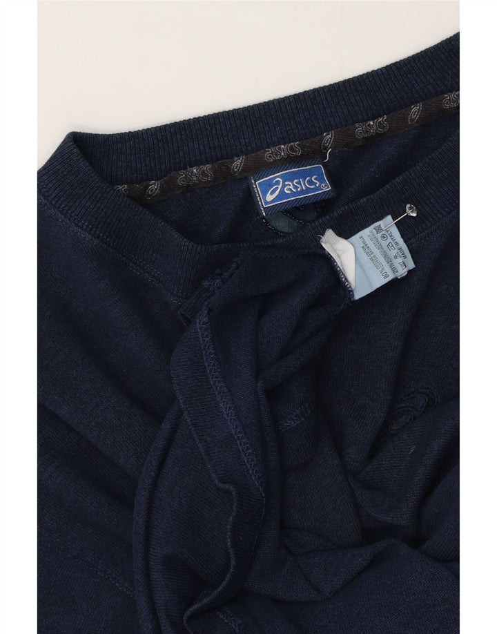 Asics muška majica kratkih rukava srednje tamnoplavi pamuk