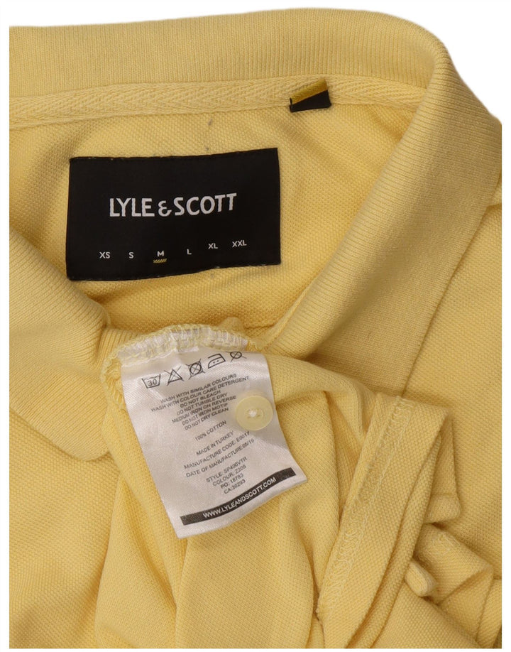 Lyle & Scott muška polo majica srednje žuti pamuk