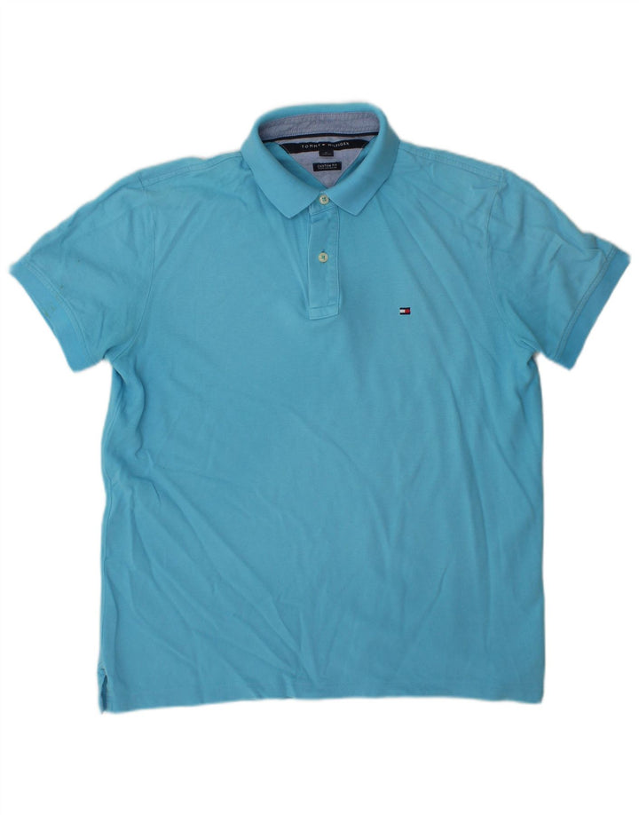 Tommy Hilfiger muška polo majica prilagođenog kroja srednje plava