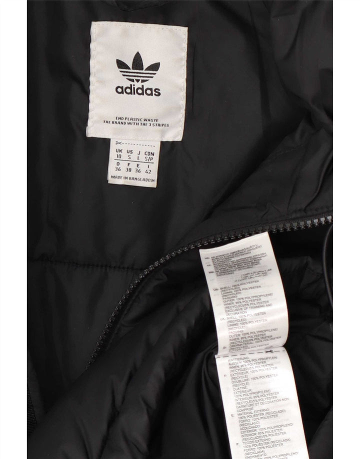 Adidas velika ženska podstavljena jakna UK 10 Small Black Colourblock