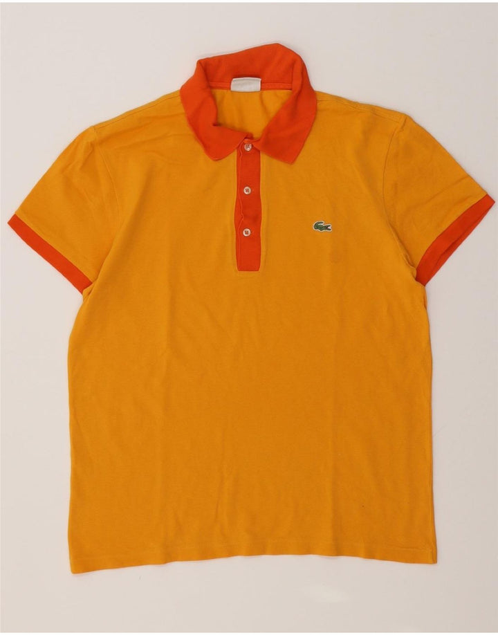 LACOSTE Mens Polo Shirt Size 4 Medium Orange Cotton Vintage Lacoste and Second-Hand Lacoste from Messina Hembry 