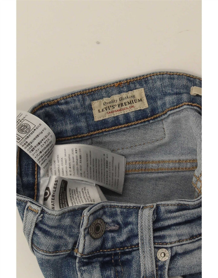 Levi's ženske 726 lepršave traperice W26 L30 plavi pamuk