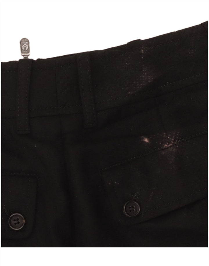 Belstaff ženska grafička olovka suknja IT 44 srednje W30 crna vuna