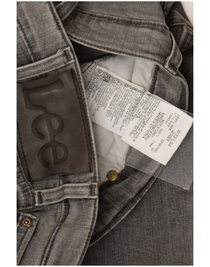 Lee Mens Jegger Straight Jeans W33 L30 Sivi pamuk