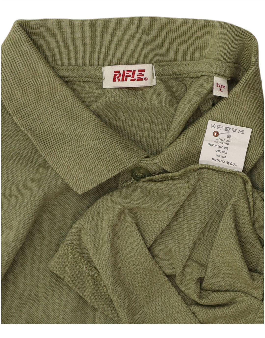 Rifle muška polo majica velika zelena pamuk