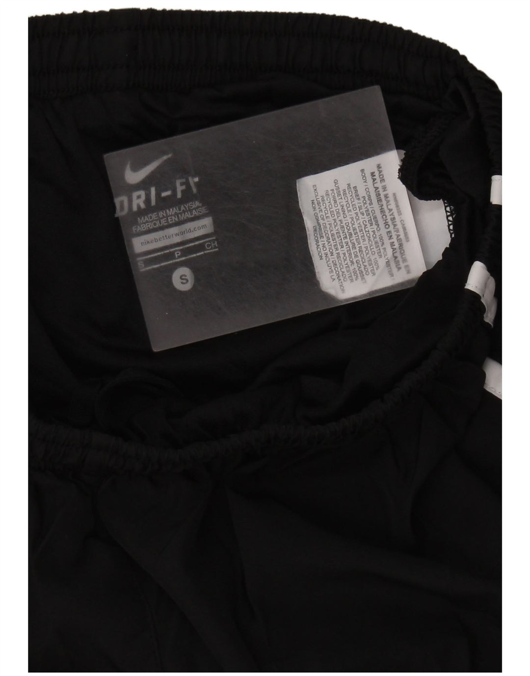 NIKE Ženske Dri Fit Sportske Kratke Hlače UK 8 Mali crni poliester