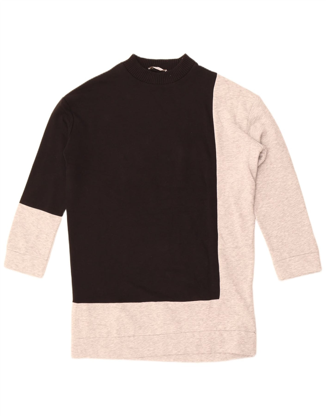 Preveliki ženski džemperi Zara UK 10 Small Black Colourblock