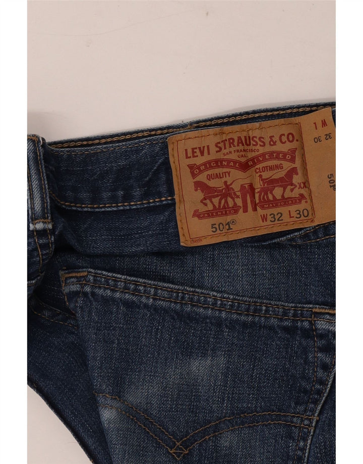 Levi's muške 501 ravne traperice W32 L30 plave
