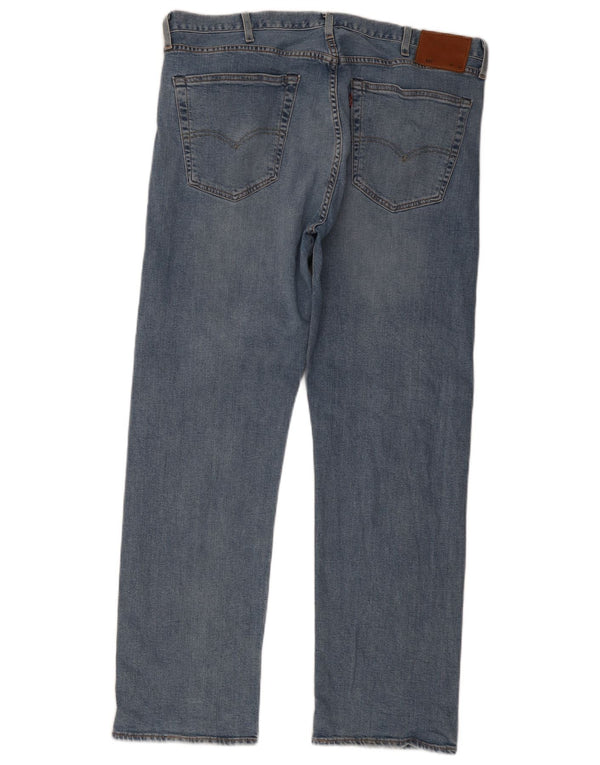 Levi's muške 501 ravne traperice W40 L32 plavi pamuk